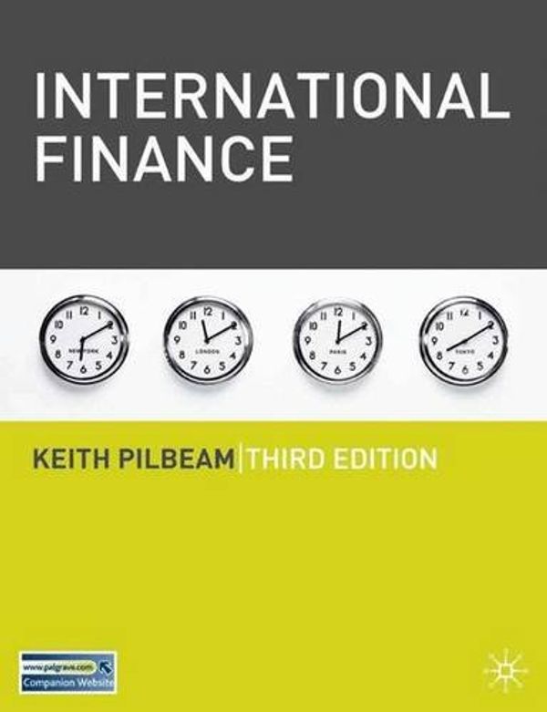 Cover Art for 9781403948373, International Finance by Pilbeam K.