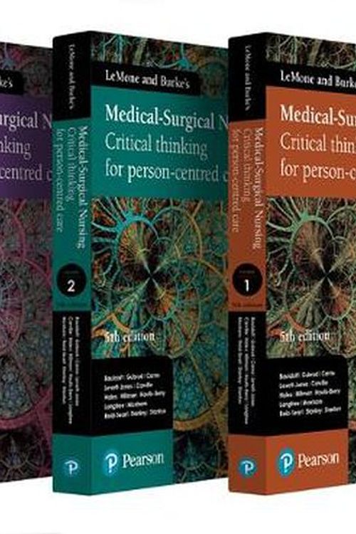 Cover Art for 9780655709268, LeMone and Burke's Medical-Surgical Nursing, Volumes 1-3 by LeMone, Priscilla, Bauldoff, Gerene, Gubrud-Howe, Paula, Carno, Margaret-Ann, Levett-Jones, Tracy, Dwyer, Trudy, Moxham, Lorna, Reid-Searl, Kerry, Berry, Kamaree, Carville, Kerlyn, Hales, Majella, Knox, Nicole, Stanley, David