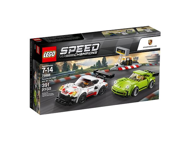 Cover Art for 5702016110289, Porsche 911 RSR and 911 Turbo 3.0 Set 75888 by Lego