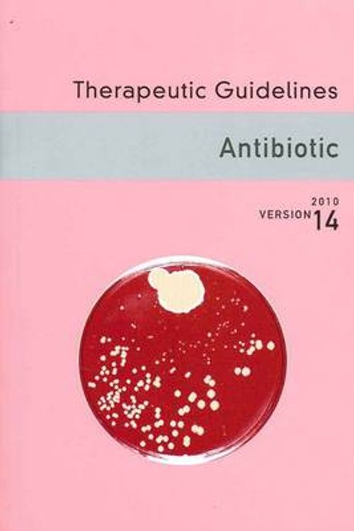 Cover Art for 9780980476477, Therapeutic Guidelines by Antibiotic Expert Group