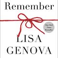 Cover Art for 9780593137970, Remember by Lisa Genova