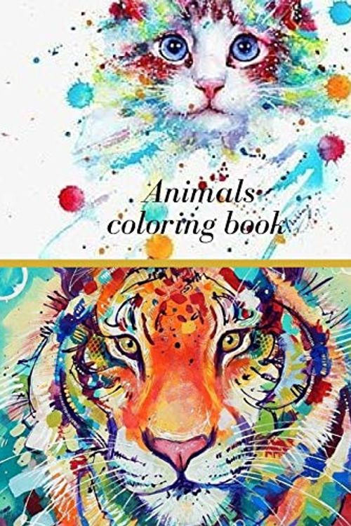 Cover Art for 9798716607101, Animals coloring book: 40 Animals: A Coloring Book Featuring 40 Incredibly Cute and Lovable Baby Animals from Forests, Jungles, Oceans and Farms for Hours of Coloring Fun by Ouassima Ajendouz