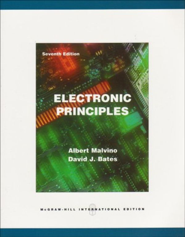 Cover Art for 9780071261913, Electronic Principles by Albert Paul Malvino