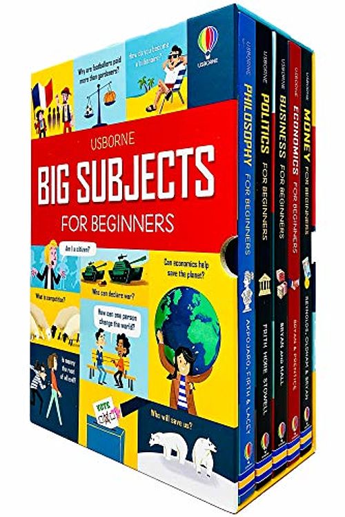 Cover Art for 9781474999069, Usborne Big Subjects For Beginners 5 Books Collection Box set ( Money, Economics, Business, Politics & Philosophy) by NOT KNOWN