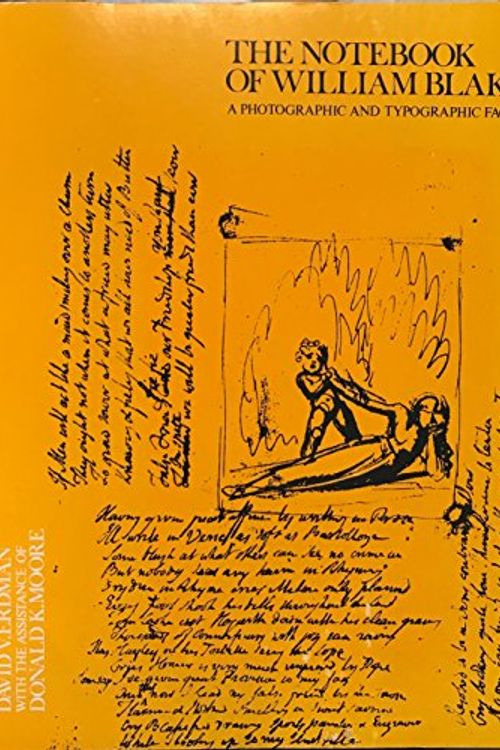 Cover Art for 9780918414007, Notebook of William Blake: A Photographic and Typographic Facsimile by David V. Erdman