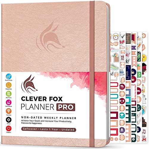 Cover Art for 4752165002769, Clever Fox Planner PRO - Weekly & Monthly Life Planner to Increase Productivity, Time Management and Hit Your Goals - Organizer, Gratitude Journal - Undated - Start Anytime, A4,Lasts 1 Year(Rose Gold) by Unknown