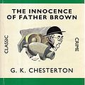 Cover Art for 9780140082579, The Innocence of Father Brown by G K. Chesterton