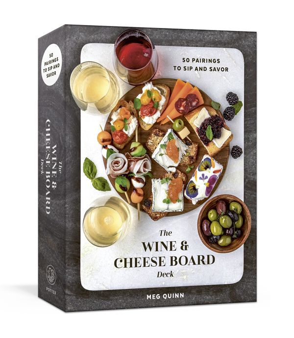 Cover Art for 9780593581049, The Wine and Cheese Board Deck by Meg Quinn