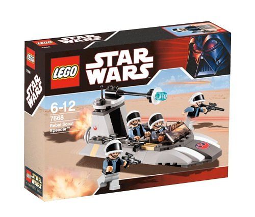 Cover Art for 0673419102599, Rebel Scout Speeder Set 7668 by LEGO