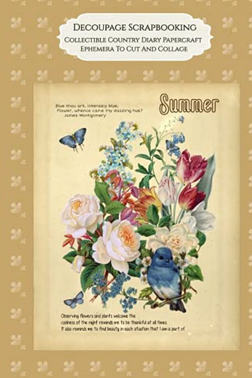 Cover Art for 9798739304070, Decoupage Scrapbooking Collectible Country Diary Papercraft Ephemera To Cut And Collage: Country Diary Garden Reflections Illustrated Journal by Helene Malmsio, Strategic Publications