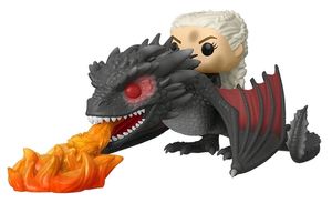 Cover Art for 0889698453387, Funko Pop! Rides: Game of Thrones - Daenerys On Fiery Drogon by FUNKO