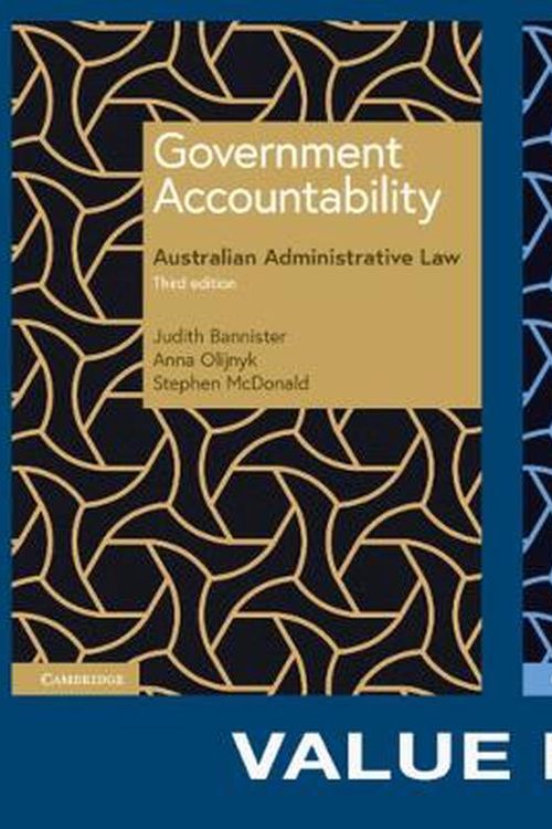 Cover Art for 9781009167871, Government Accountability Value Pack 2: Principles 3rd ed + Sources & Materials 2nd ed by Bannister, Judith, Olijnyk, Anna, McDonald, Stephen