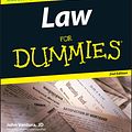 Cover Art for 9781118054086, Law For Dummies by John Ventura