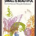 Cover Art for 9780060138011, Small is Beautiful by E. F. Schumacher