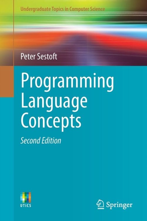 Cover Art for 9783319607887, Programming Language Concepts (Undergraduate Topics in Computer Science) by Peter Sestoft