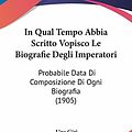 Cover Art for 9781120421357, In Qual Tempo Abbia Scritto Vopisco Le Biografie Degli Imperatori by Ugo Giri