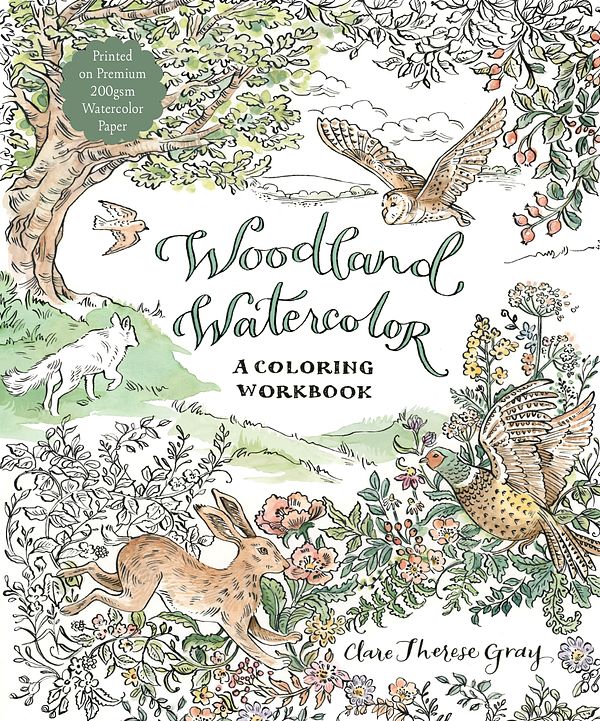 Cover Art for 9781645676119, Whimsical Woodland Watercolor: 30 Forest-Inspired Illustrations That Are Ready to Paint by Therese Gray, Clare