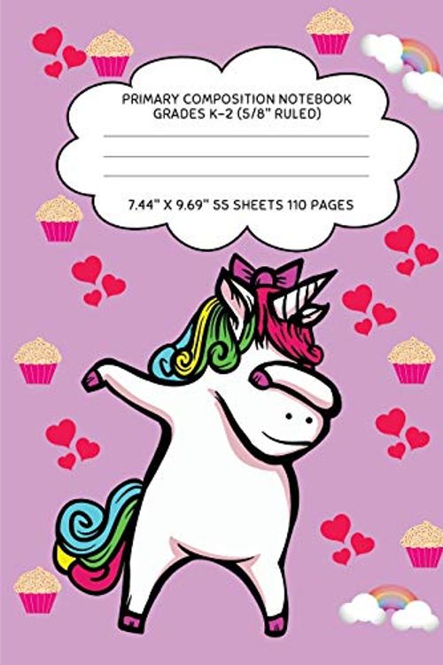 Cover Art for 9781726146937, Primary Composition Notebook Grades K-2 (5/8" Ruled): Dabbing Unicorn Journal & Doodle Diary - 112 Pages of Blank & Lined Paper for Writing and Drawing by Mind Over Matter Creations