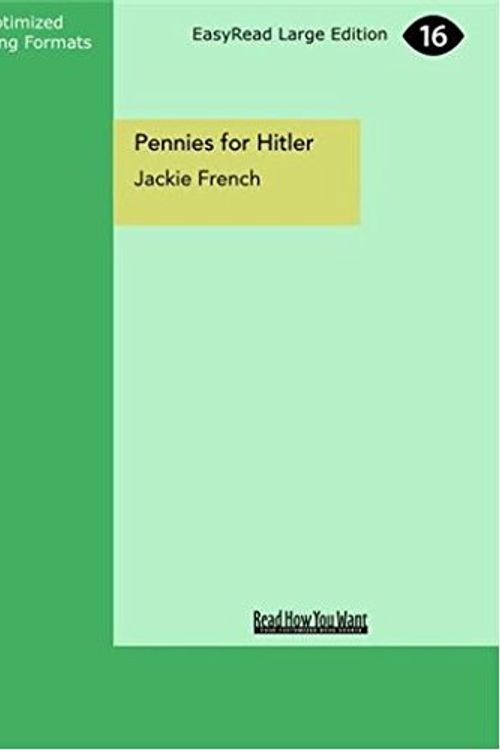 Cover Art for 9781459642416, Pennies for Hitler by French