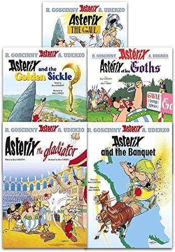 Cover Art for 9789526526799, Asterix Series 1 Collection 5 Books Set (Book 1-5) (Asterix the Gaul, Asterix and the Golden Sickle, Asterix and the Goths, Asterix the Gladiator, Asterix and the Banquet) by Rene Goscinny, Albert Uderzo