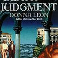 Cover Art for 9780786112364, Death and Judgment by Leon, Donna/ Fields, Anna (NRT)