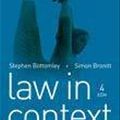 Cover Art for 9781862878426, Law in Context by Stephen Bottomley