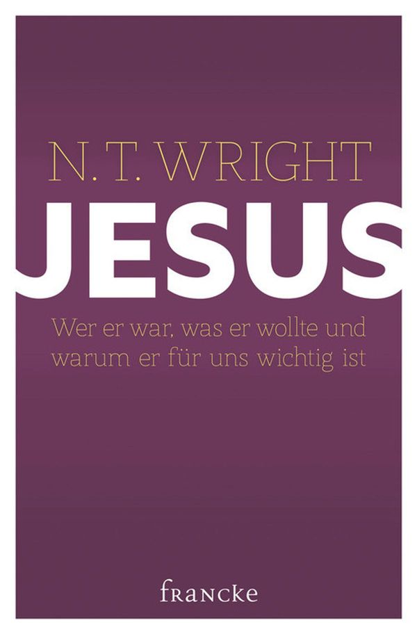 Cover Art for 9783868279740, Jesus by N. T. Wright