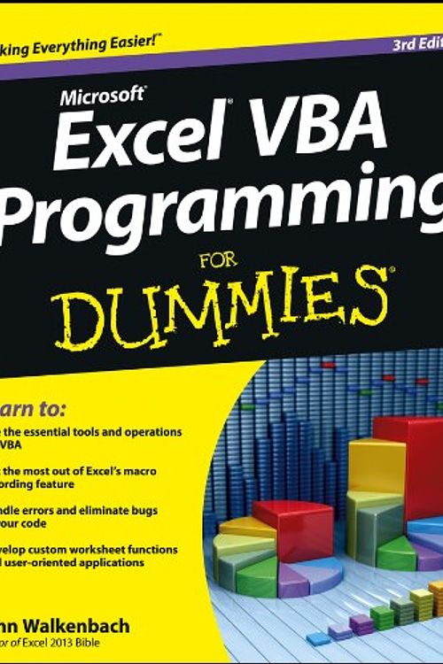 Cover Art for 9781118491812, Excel VBA Programming For Dummies by John Walkenbach