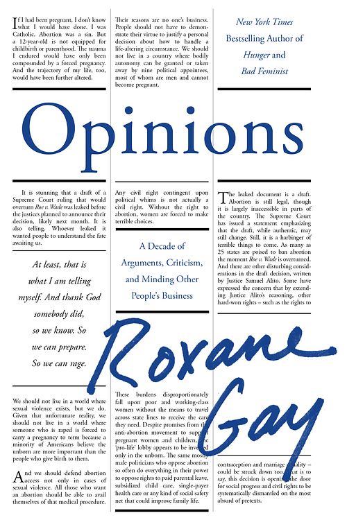 Cover Art for 9781472158642, Opinions by Roxane Gay