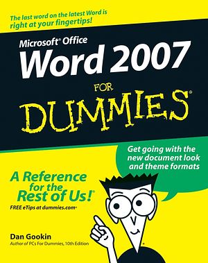 Cover Art for 9781118043875, Word 2007 For Dummies by Dan Gookin