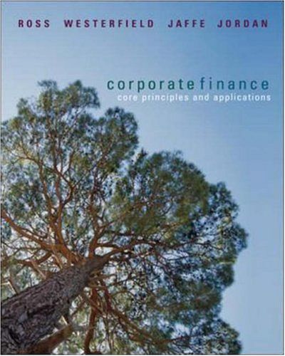 Cover Art for 9780073223605, Corporate Finance by Stephen Ross, Randolph Westerfield, Jeffrey Jaffe, Bradford Jordan