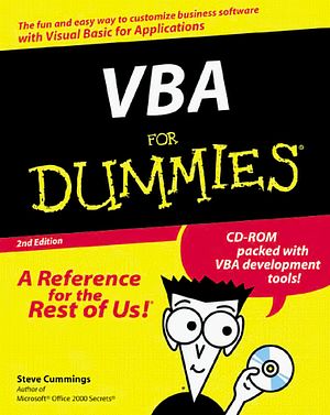 Cover Art for 9780764505676, VBA For Dummies (For Dummies Series) by Steve Cummings