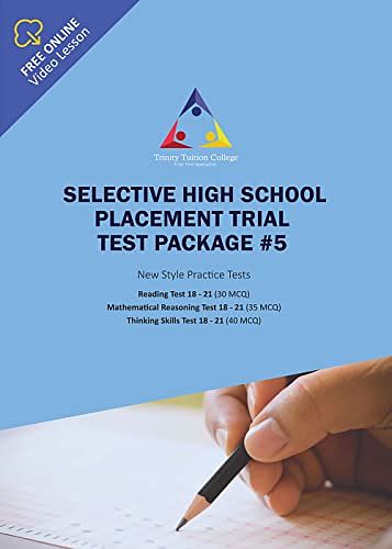 Cover Art for 9780645386769, NSW SELECTIVE TRIAL TEST PACKAGE VERSION 5 (4 Tests) by Trinity Tuition College