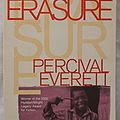 Cover Art for 9780571233908, Erasure by Percival Everett