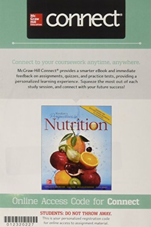 Cover Art for 9781259932786, Connect Access Card for Wardlaw's Perspectives in Nutrition Updated with 2015-2020 Dietary Guidelines for Americans by Byrd-Bredbenner, Carol, Moe, Gaile, Berning, Jacqueline, Kelley, Danita