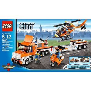 Cover Art for 0673419112536, Helicopter Transporter Set 7686 by LEGO