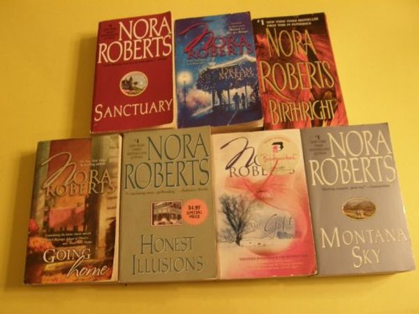 Cover Art for B0060RD40U, 7 book set by Nora Roberts (The Gift, Dream Makers, Sanctuary, Birthright,Going Home,Montana Sky,Honest Illusions) by nora roberts