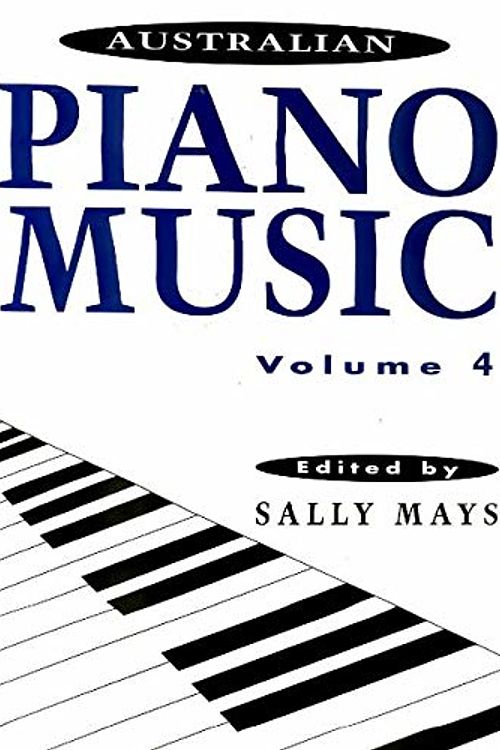 Cover Art for 9780868195544, Australian Piano Music: v.4 by Sally K. May