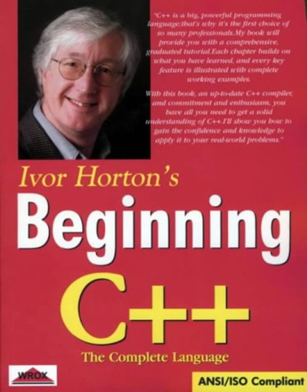 Cover Art for 9781861000125, Beginning C++ by Ivor Horton