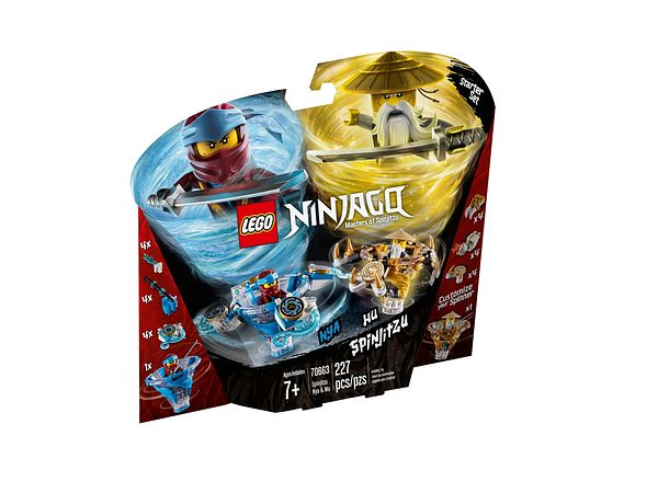 Cover Art for 5702016367331, Spinjitzu Nya & Wu Set 70663 by LEGO