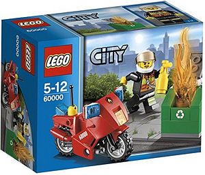 Cover Art for 0673419187954, Fire Motorcycle Set 60000 by LEGO