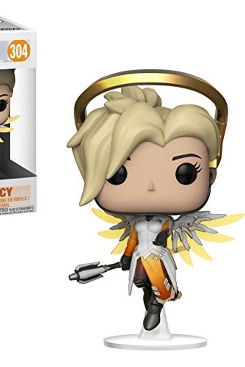 Cover Art for 9899999398165, Funko Mercy: Overwatch x POP! Games Vinyl Figure & 1 POP! Compatible PET Plastic Graphical Protector Bundle [#304 / 29047 - B] by FunKo