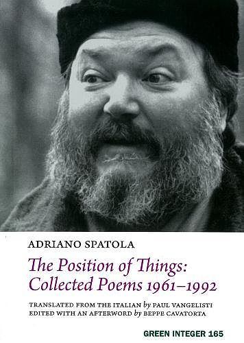 Cover Art for 9781933382456, The Position of Things by Adriano Spatola