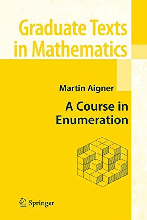 Cover Art for 9783540390329, A Course in Enumeration by Martin Aigner