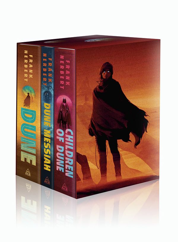 Cover Art for 9780593548905, Frank Herbert's Dune Saga 3-Book Deluxe Hardcover Boxed Set by Frank Herbert