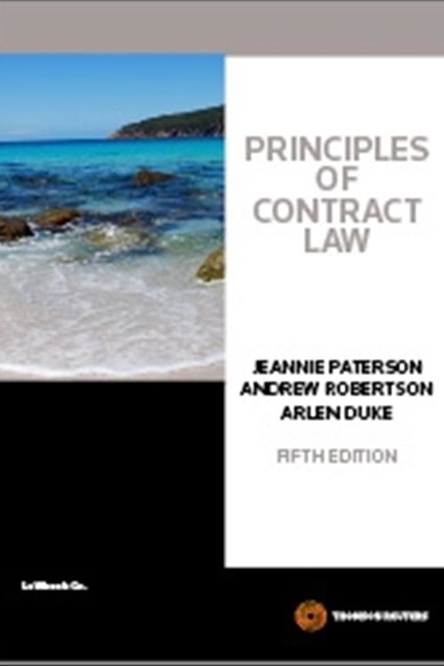 Cover Art for 9780455236001, Principles of Contract Law (S) by Jeannie Paterson