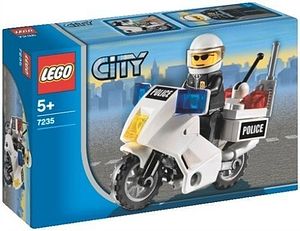 Cover Art for 0673419128377, Police Motorcycle Set 7235 by LEGO