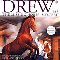 Cover Art for B00570B6MY, The Missing Horse Mystery (Nancy Drew Book 145) by Carolyn Keene