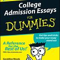 Cover Art for 9780764554827, College Admission Essays for Dummies by Geraldine Woods