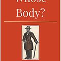 Cover Art for B07SS691BC, Whose Body? by Dorothy L. Sayers